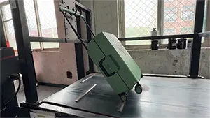 Тест пробега колёс чемодана