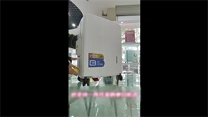 Чемодан ZL без молнии с широкой ручкой