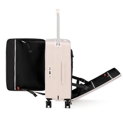 Чемодан с двойным открытием