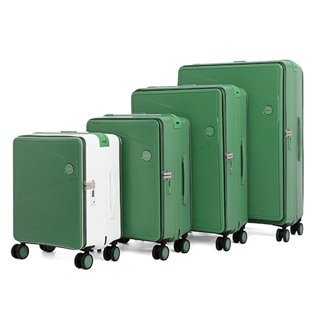 Комплект чемоданов с двойным доступом и широкой ручкой