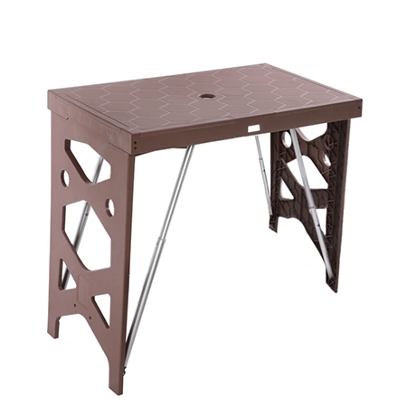 Складной прямоугольный стол и набор со стульями